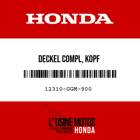 image de 12310-GGM-900 DECKEL COMPL, KOPF