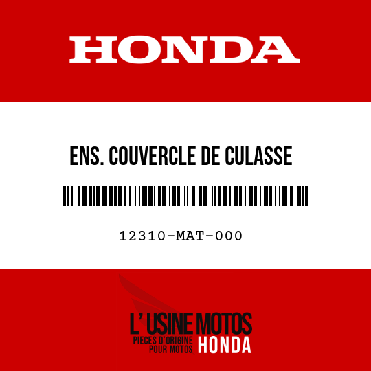image de 12310-MAT-000 ENS. COUVERCLE DE CULASSE