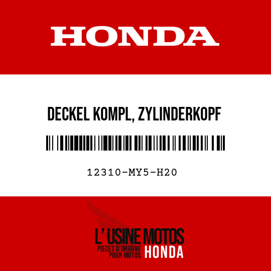image de 12310-MY5-H20 DECKEL KOMPL, ZYLINDERKOPF