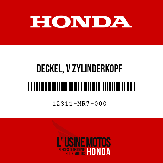 image de 12311-MR7-000 DECKEL, V ZYLINDERKOPF