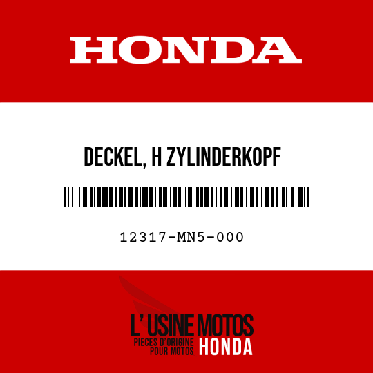 image de 12317-MN5-000 DECKEL, H ZYLINDERKOPF