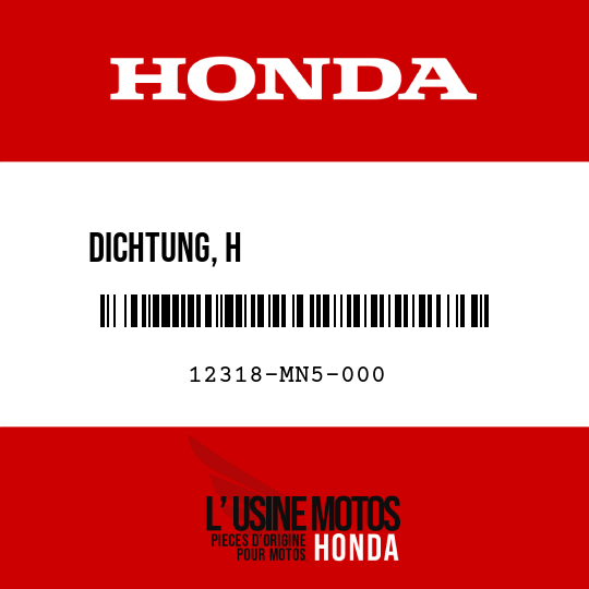 image de 12318-MN5-000 DICHTUNG, H                  ZYLINDERKOPFDECKEL