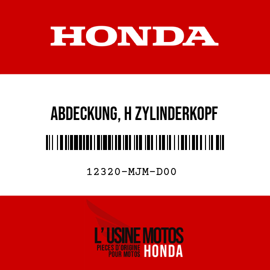 image de 12320-MJM-D00 ABDECKUNG, H ZYLINDERKOPF