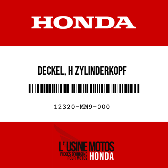 image de 12320-MM9-000 DECKEL, H ZYLINDERKOPF