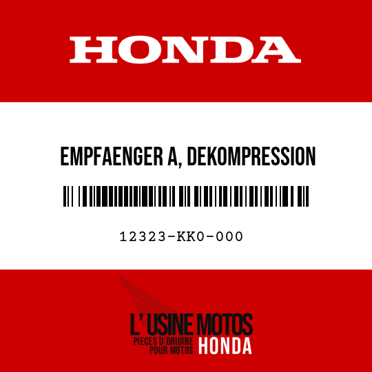 image de 12323-KK0-000 EMPFAENGER A, DEKOMPRESSION
