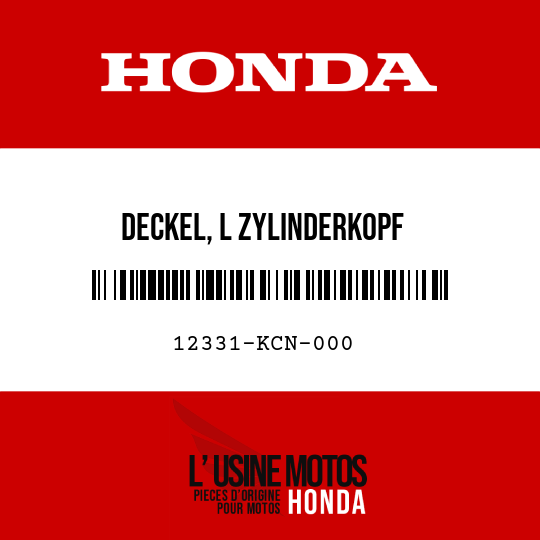 image de 12331-KCN-000 DECKEL, L ZYLINDERKOPF