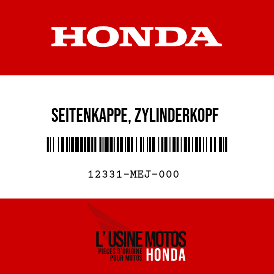 image de 12331-MEJ-000 SEITENKAPPE, ZYLINDERKOPF