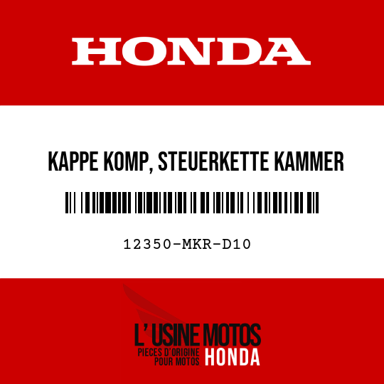 image de 12350-MKR-D10 KAPPE KOMP, STEUERKETTE KAMMER