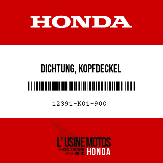 image de 12391-K01-900 DICHTUNG, KOPFDECKEL