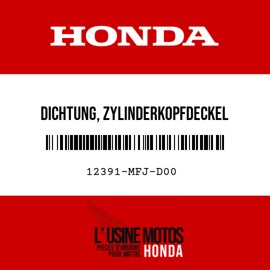 image de 12391-MFJ-D00 DICHTUNG, ZYLINDERKOPFDECKEL