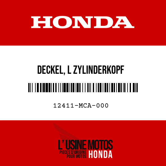 image de 12411-MCA-000 DECKEL, L ZYLINDERKOPF
