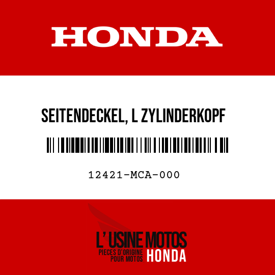 image de 12421-MCA-000 SEITENDECKEL, L ZYLINDERKOPF