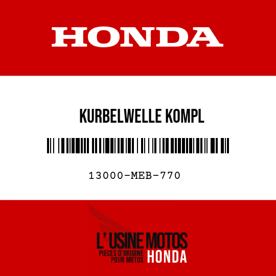 image de 13000-MEB-770 KURBELWELLE KOMPL