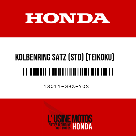 image de 13011-GBZ-702 KOLBENRING SATZ (STD) (TEIKOKU)