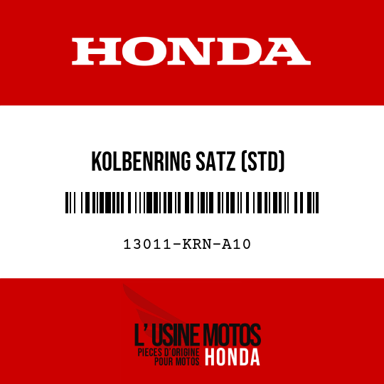 image de 13011-KRN-A10 KOLBENRING SATZ (STD)