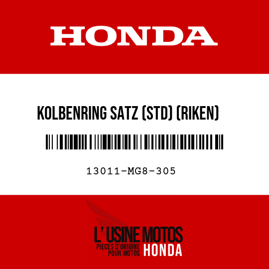 image de 13011-MG8-305 KOLBENRING SATZ (STD) (RIKEN)