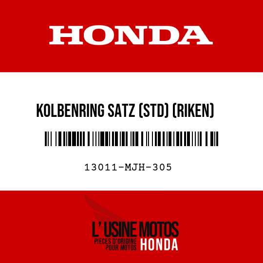 image de 13011-MJH-305 KOLBENRING SATZ (STD) (RIKEN)