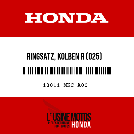 image de 13011-MKC-A00 RINGSATZ, KOLBEN R (025)