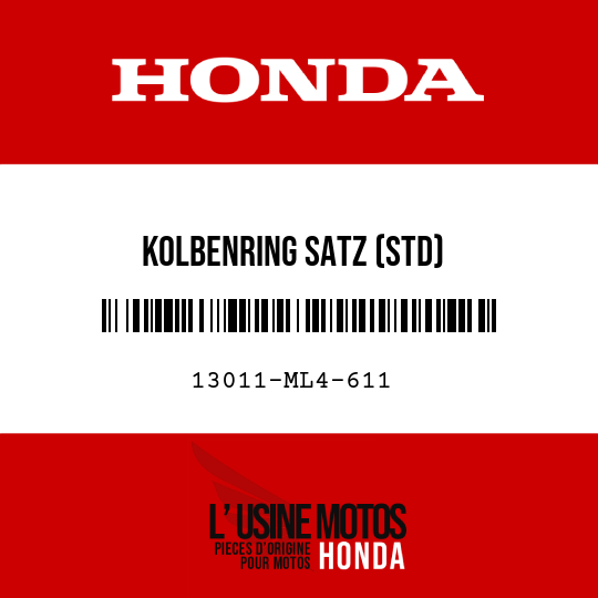 image de 13011-ML4-611 KOLBENRING SATZ (STD)