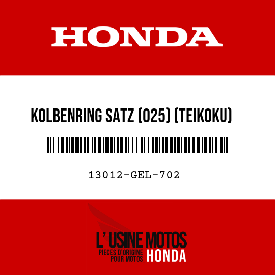 image de 13012-GEL-702 KOLBENRING SATZ (025) (TEIKOKU)