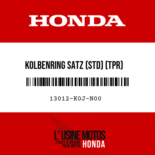 image de 13012-K0J-N00 KOLBENRING SATZ (STD) (TPR)