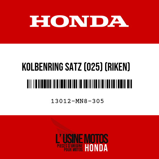 image de 13012-MN8-305 KOLBENRING SATZ (025) (RIKEN)