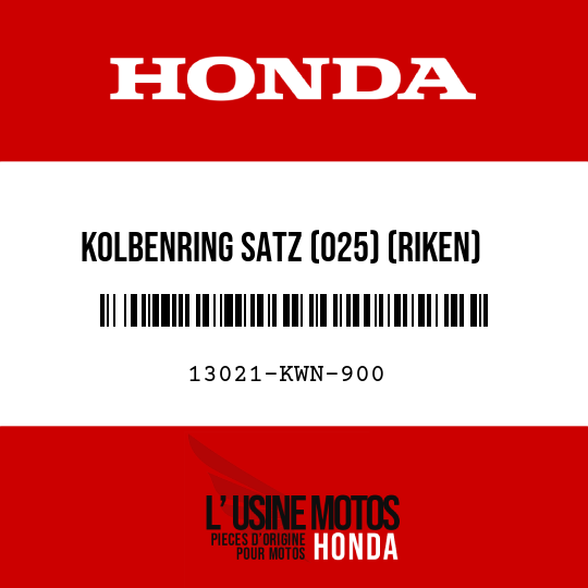 image de 13021-KWN-900 KOLBENRING SATZ (025) (RIKEN)