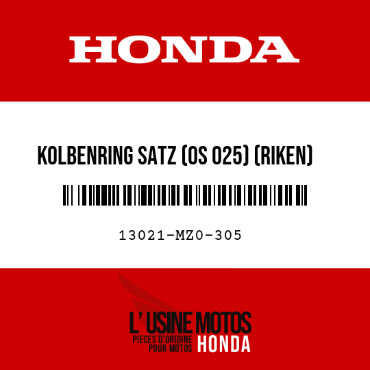 image de 13021-MZ0-305 KOLBENRING SATZ (OS 025) (RIKEN)