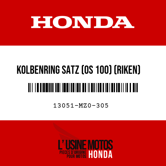 image de 13051-MZ0-305 KOLBENRING SATZ (OS 100) (RIKEN)