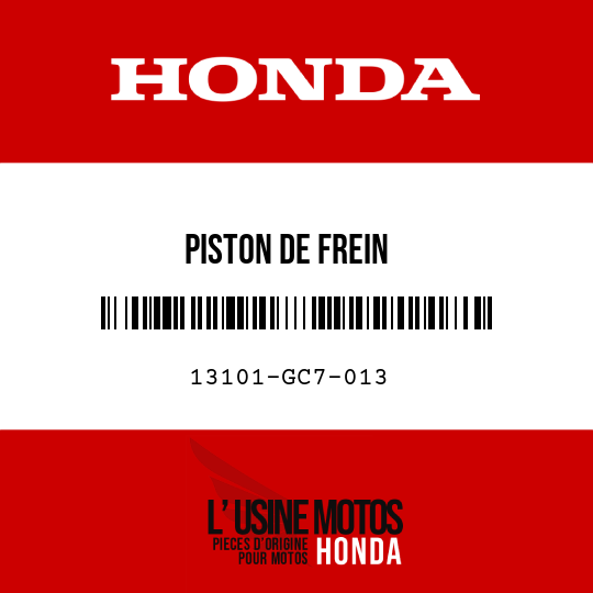image de 13101-GC7-013 PISTON DE FREIN