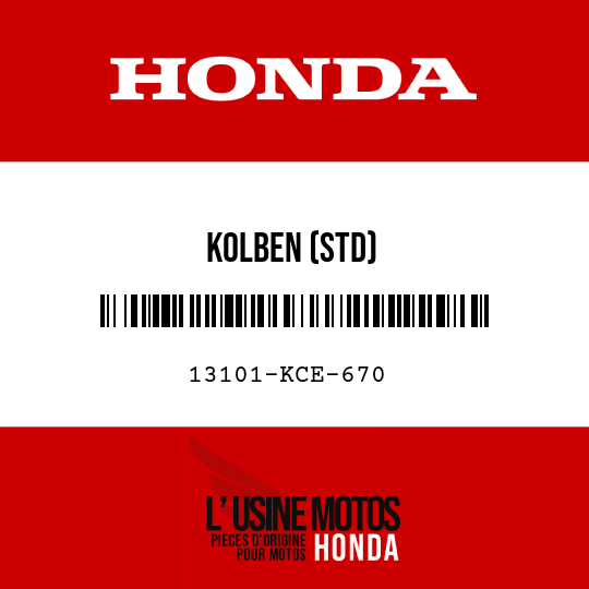 image de 13101-KCE-670 KOLBEN (STD)