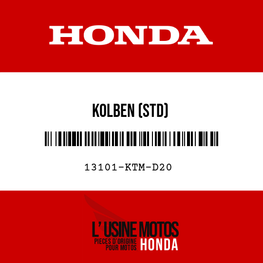 image de 13101-KTM-D20 KOLBEN (STD)