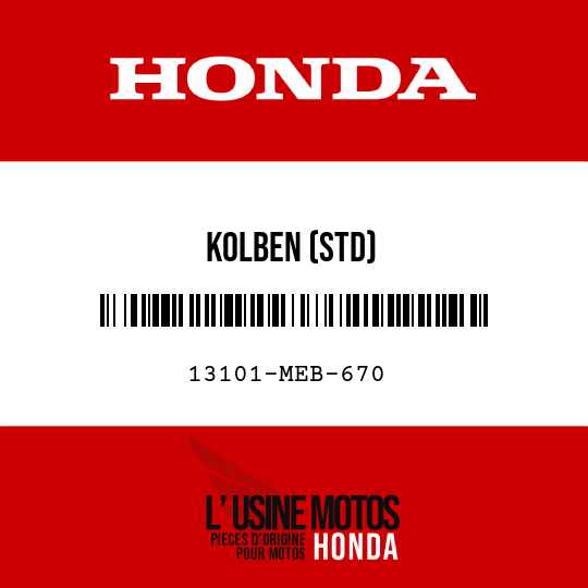 image de 13101-MEB-670 KOLBEN (STD)