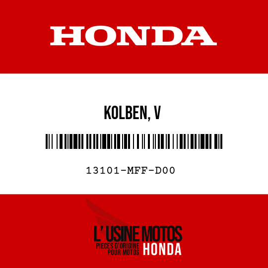 image de 13101-MFF-D00 KOLBEN, V