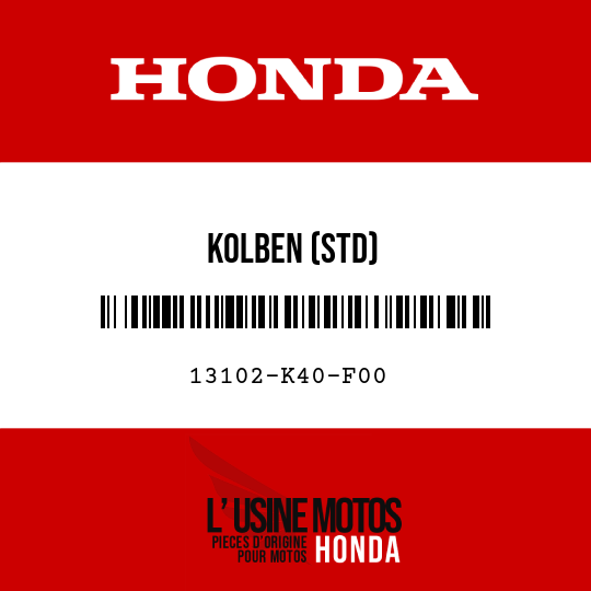 image de 13102-K40-F00 KOLBEN (STD)