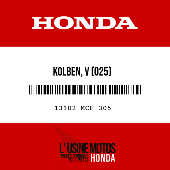 image de 13102-MCF-305 KOLBEN, V (025)