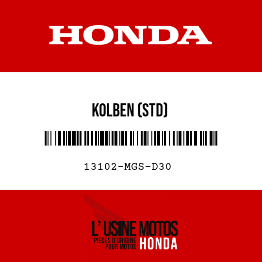 image de 13102-MGS-D30 KOLBEN (STD)