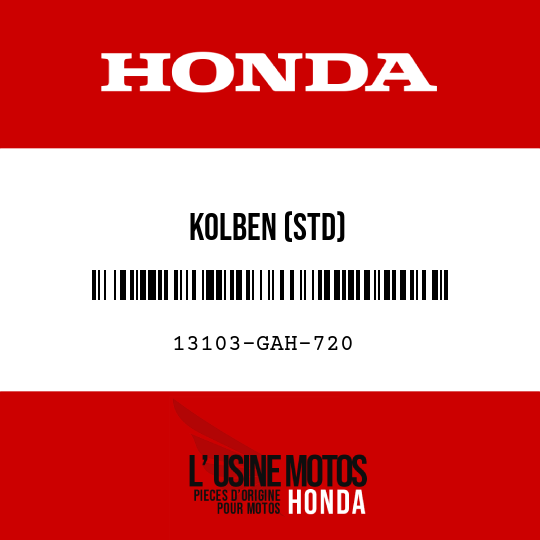 image de 13103-GAH-720 KOLBEN (STD)
