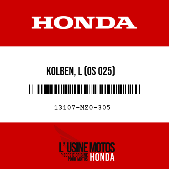 image de 13107-MZ0-305 KOLBEN, L (OS 025)