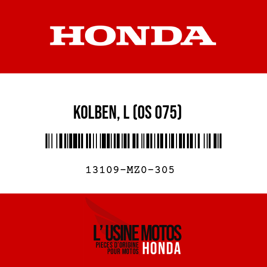 image de 13109-MZ0-305 KOLBEN, L (OS 075)