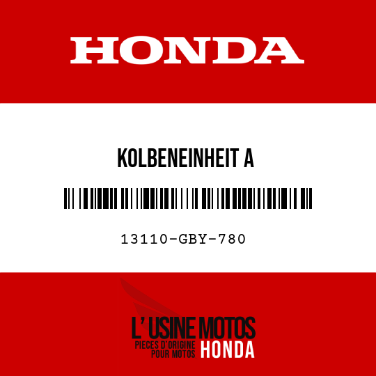 image de 13110-GBY-780 KOLBENEINHEIT A