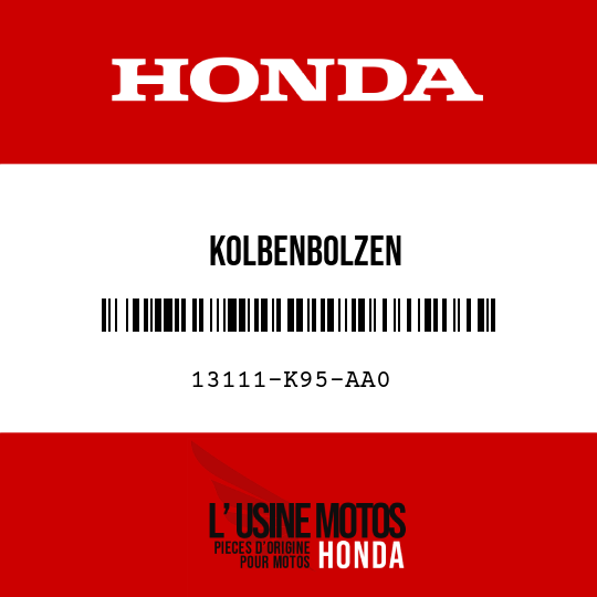 image de 13111-K95-AA0 KOLBENBOLZEN