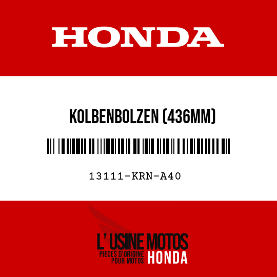 image de 13111-KRN-A40 KOLBENBOLZEN (436MM)