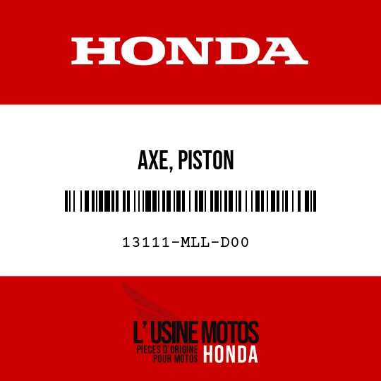 image de 13111-MLL-D00 AXE, PISTON