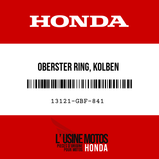 image de 13121-GBF-841 OBERSTER RING, KOLBEN