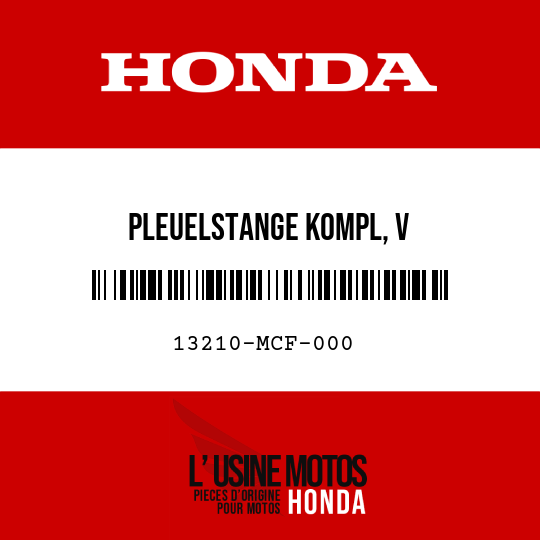 image de 13210-MCF-000 PLEUELSTANGE KOMPL, V