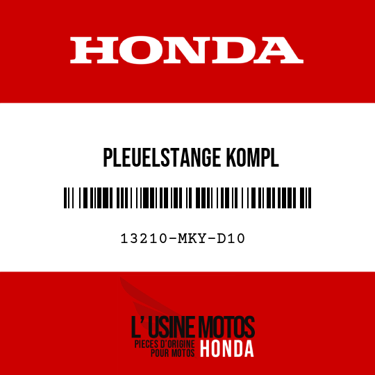 image de 13210-MKY-D10 PLEUELSTANGE KOMPL