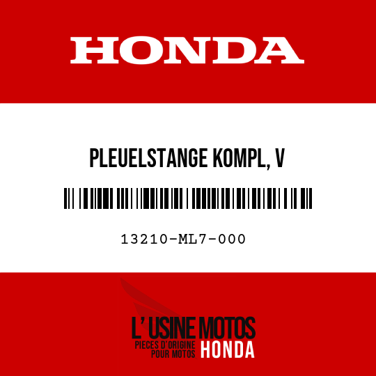image de 13210-ML7-000 PLEUELSTANGE KOMPL, V