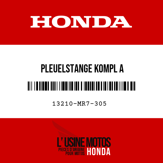 image de 13210-MR7-305 PLEUELSTANGE KOMPL A