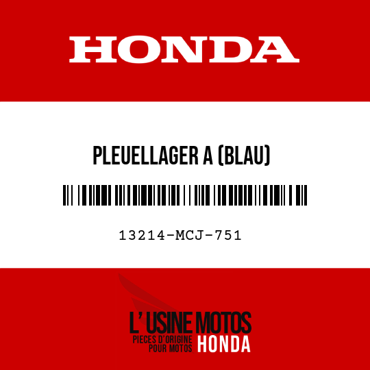 image de 13214-MCJ-751 PLEUELLAGER A (BLAU)
